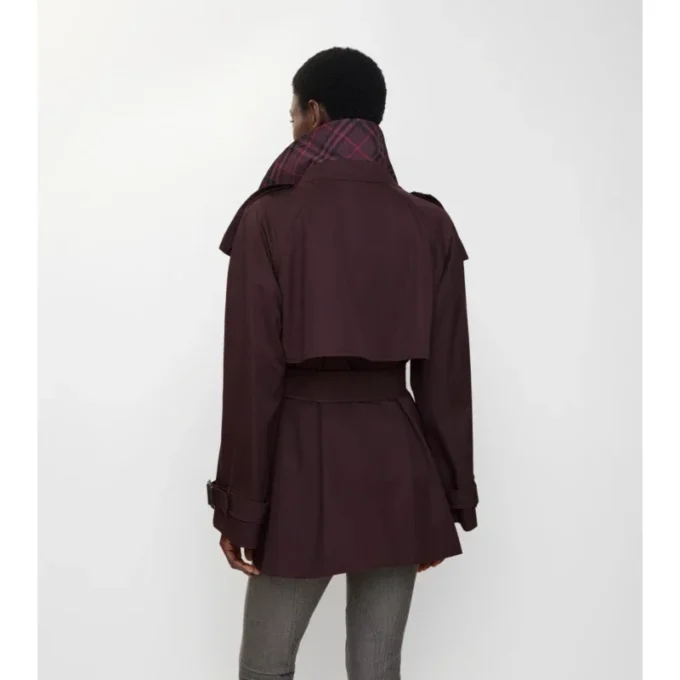 Trench Coat corto in Gabardine Fitzrovia
