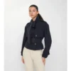 Trench Coat corto in tela Trerose