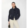 Trench Coat corto in tela Trerose