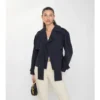 Trench Coat corto in tela Trerose