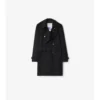 Trench Coat in cashmere di media lunghezza