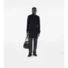Trench Coat in cashmere di media lunghezza