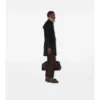 Trench Coat in cashmere di media lunghezza