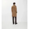 Trench Coat in cashmere di media lunghezza