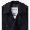 Trench Coat in cashmere di media lunghezza