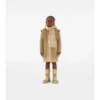 Trench Coat in cotone con cappuccio