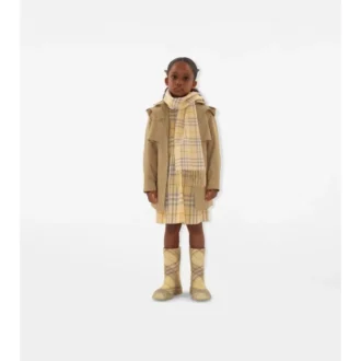 Trench Coat in cotone con cappuccio