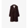 Trench Coat in gabardine Castleford di media lunghezza