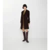 Trench Coat in gabardine Castleford di media lunghezza