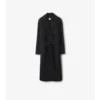 Trench Coat in lana e cashmere lungo