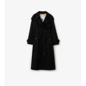 Trench Coat lungo Fitzrovia in Gabardine