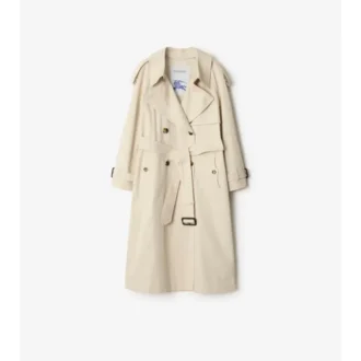 Trench Coat lungo Fitzrovia in Gabardine