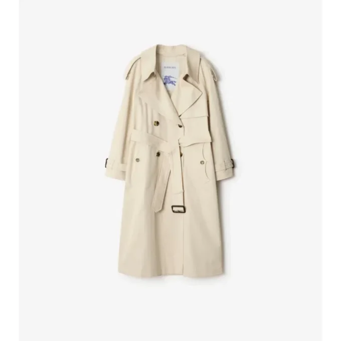 Trench Coat lungo Fitzrovia in Gabardine