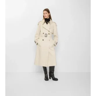 Trench Coat lungo Fitzrovia in Gabardine