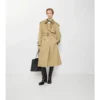 Trench Coat lungo Fitzrovia in Gabardine