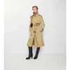 Trench Coat lungo Fitzrovia in Gabardine