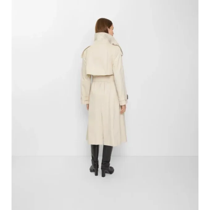 Trench Coat lungo Fitzrovia in Gabardine