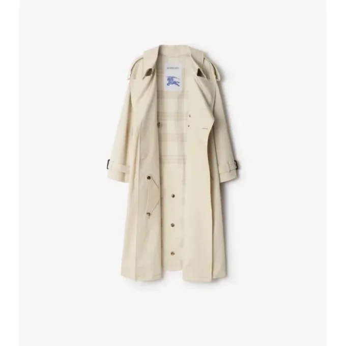 Trench Coat lungo Fitzrovia in Gabardine
