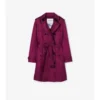 Trench Coat lungo Foxfield in seta