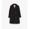 Trench Coat lungo imbottito in cotone e nylon