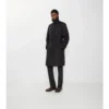 Trench Coat lungo imbottito in cotone e nylon