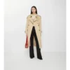 Trench Coat lungo in gabardine Fitzrovia con imbottitura