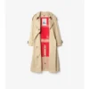 Trench Coat lungo in gabardine Fitzrovia con imbottitura