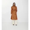 Trench Coat lungo in misto nylon