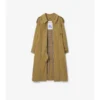 Trench Coat lungo in tela Fitzrovia con imbottitura