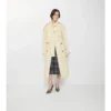 Trench Coat lungo in tela Trerose
