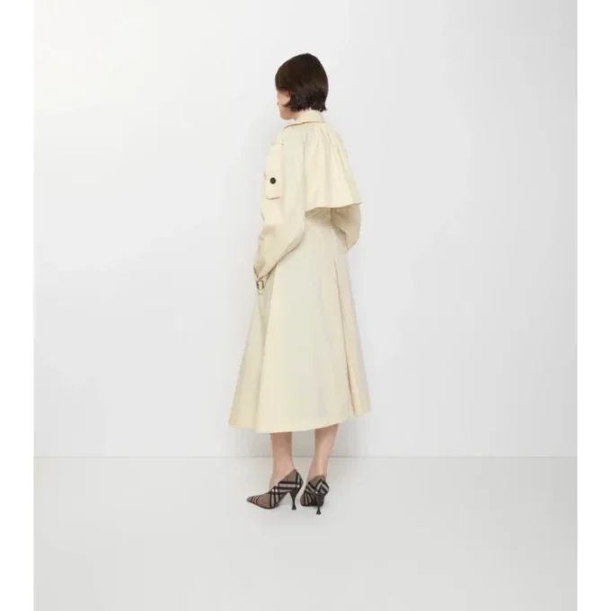 Trench Coat lungo in tela Trerose