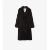 Trench Coat lungo in velluto a coste