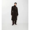 Trench Coat lungo in velluto a coste