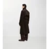 Trench Coat lungo in velluto a coste