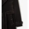 Trench Coat lungo in velluto a coste