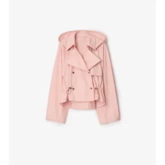 Trench con cappuccio in Tropical Gabardine