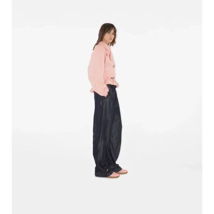 Trench con cappuccio in Tropical Gabardine