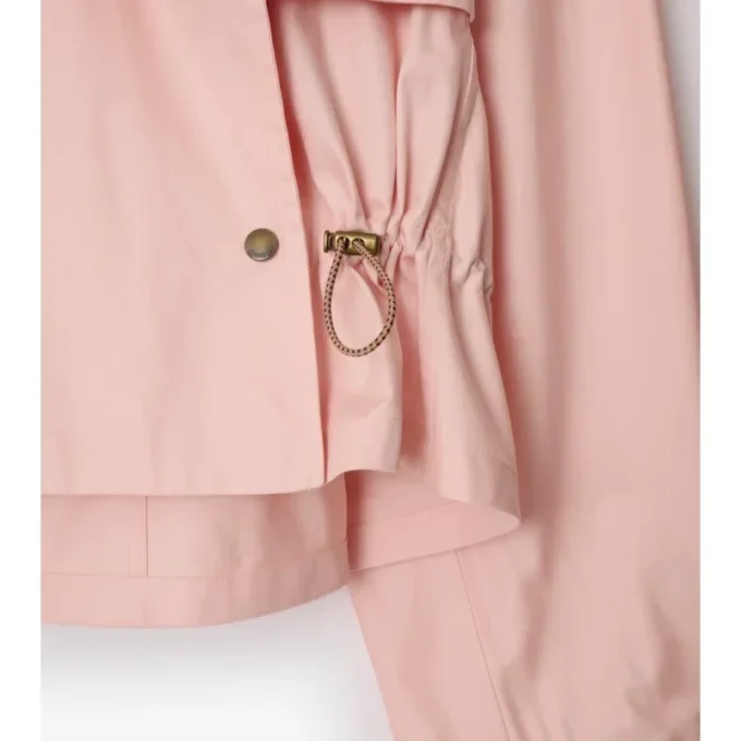 Trench con cappuccio in Tropical Gabardine