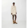 Trench corto Summerside in Gabardine 