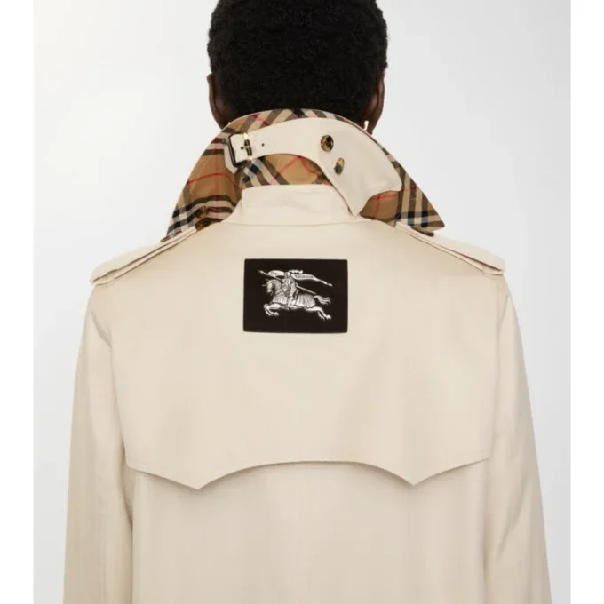 Trench corto Summerside in Gabardine 