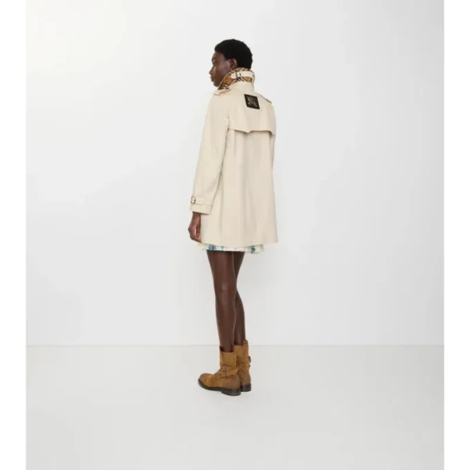 Trench corto Summerside in Gabardine 