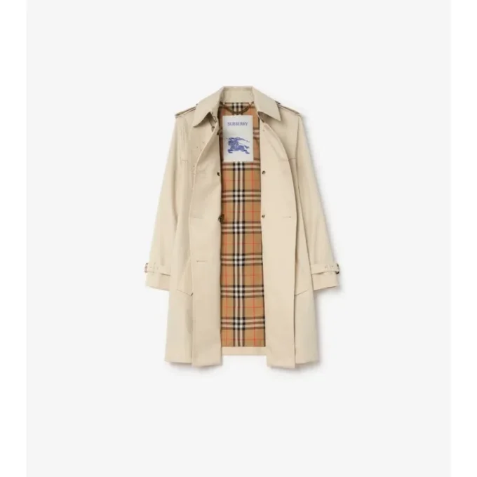 Trench corto Summerside in Gabardine 