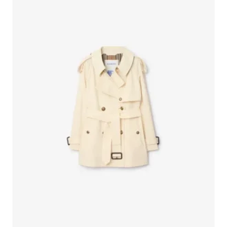 Trench Fitzrovia corto in cotone leggero