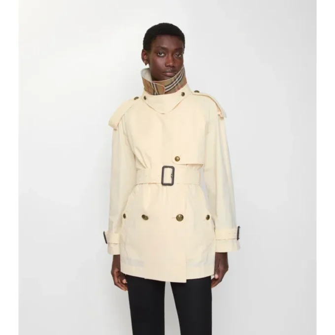 Trench Fitzrovia corto in cotone leggero