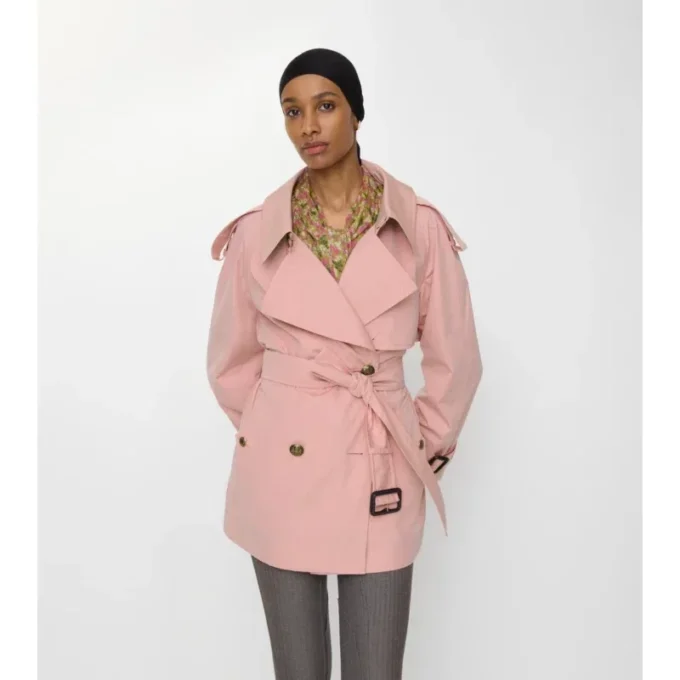 Trench Fitzrovia corto in cotone leggero