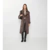 Trench Fitzrovia lungo in misto viscosa in stile barocco