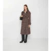 Trench Fitzrovia lungo in misto viscosa in stile barocco