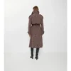 Trench Fitzrovia lungo in misto viscosa in stile barocco