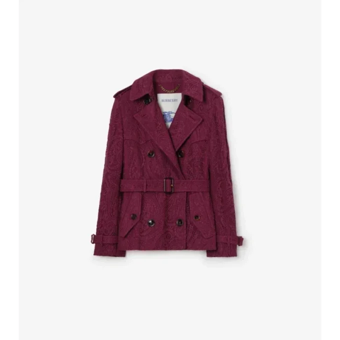Trench Foxfield corto in pizzo Paisley