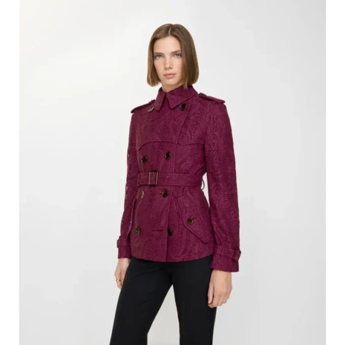 Trench Foxfield corto in pizzo Paisley